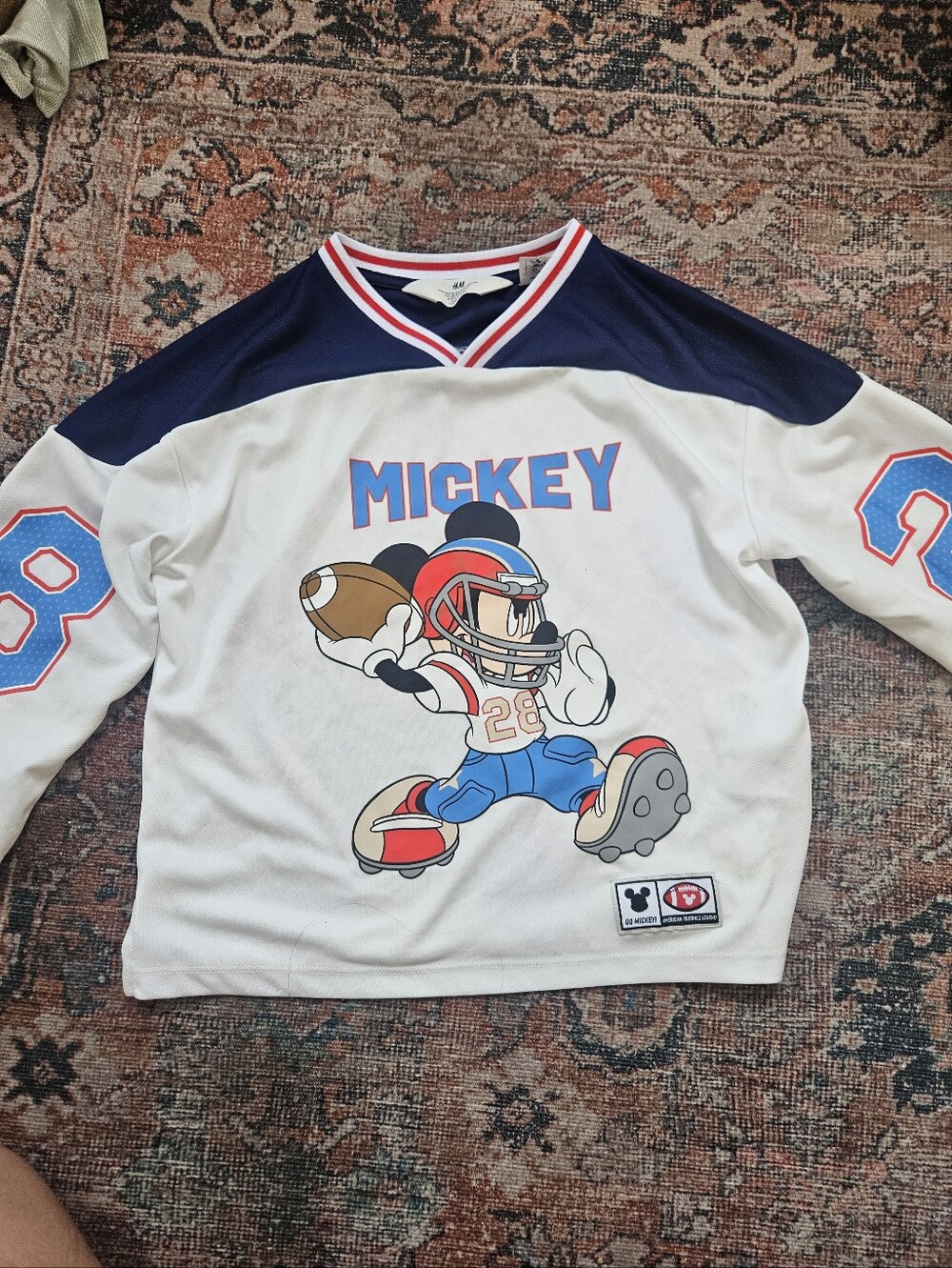 H&m Football Disney Mickey Mouse Jersey
